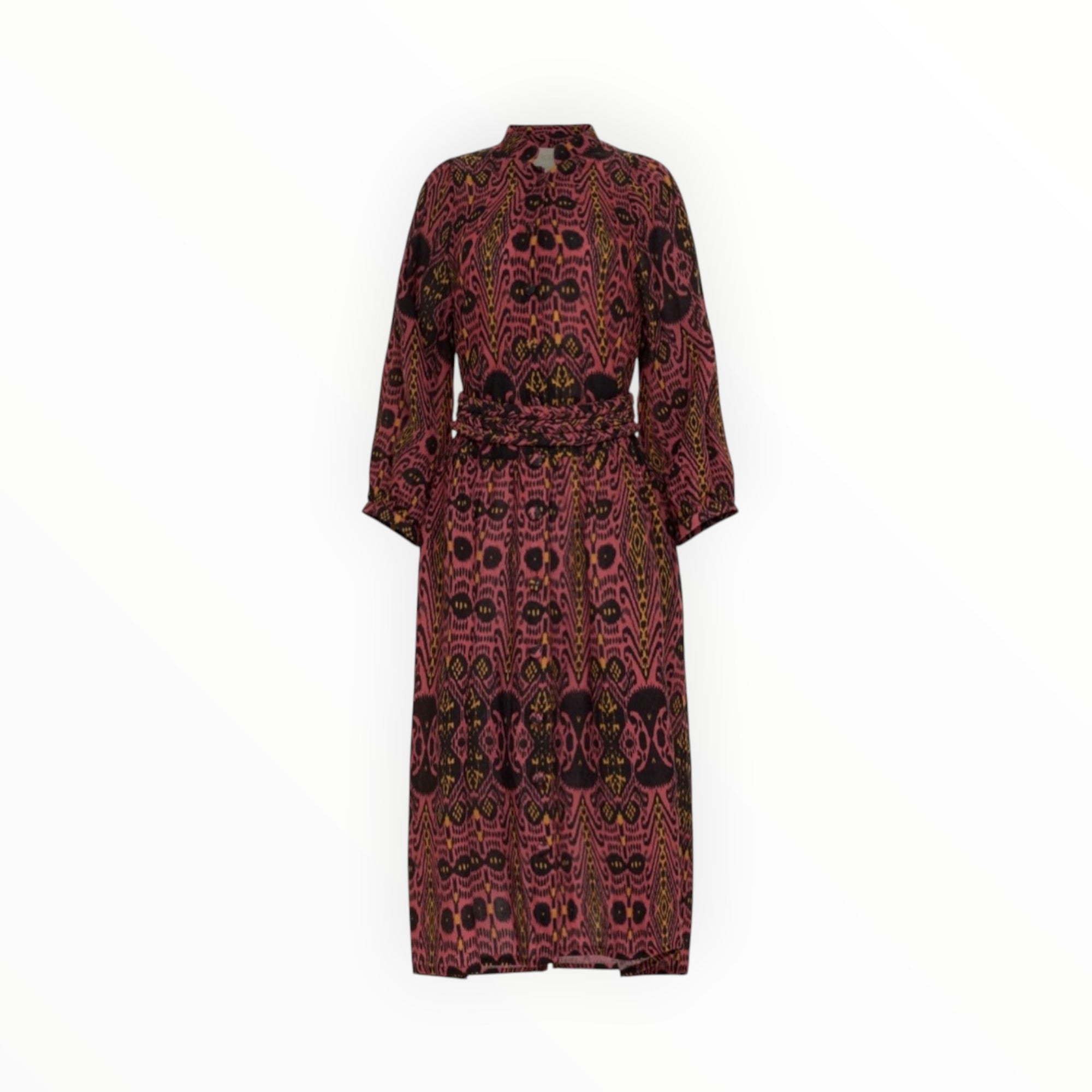 Carolina K Caro Robe - Ikat Terracotta