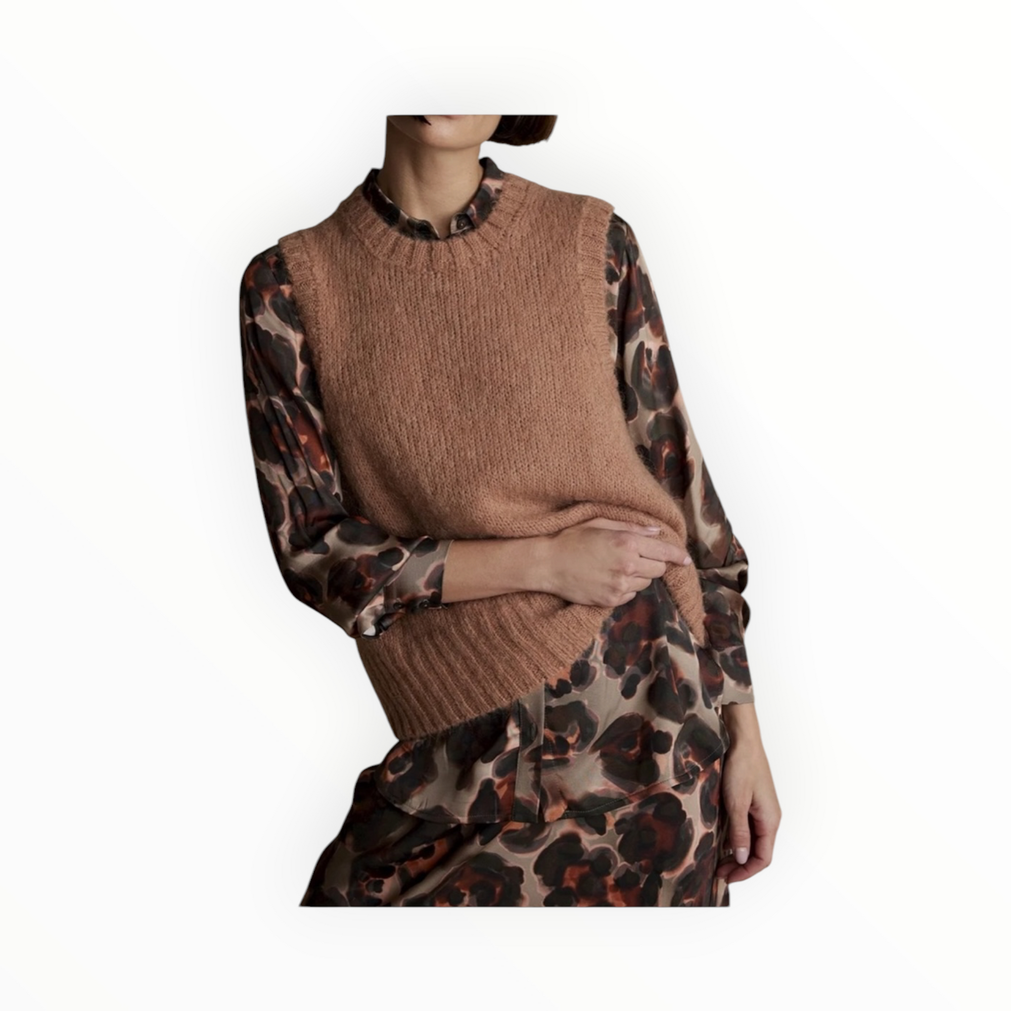 Summum Spencer Mohair Blend Knit - Old Peach