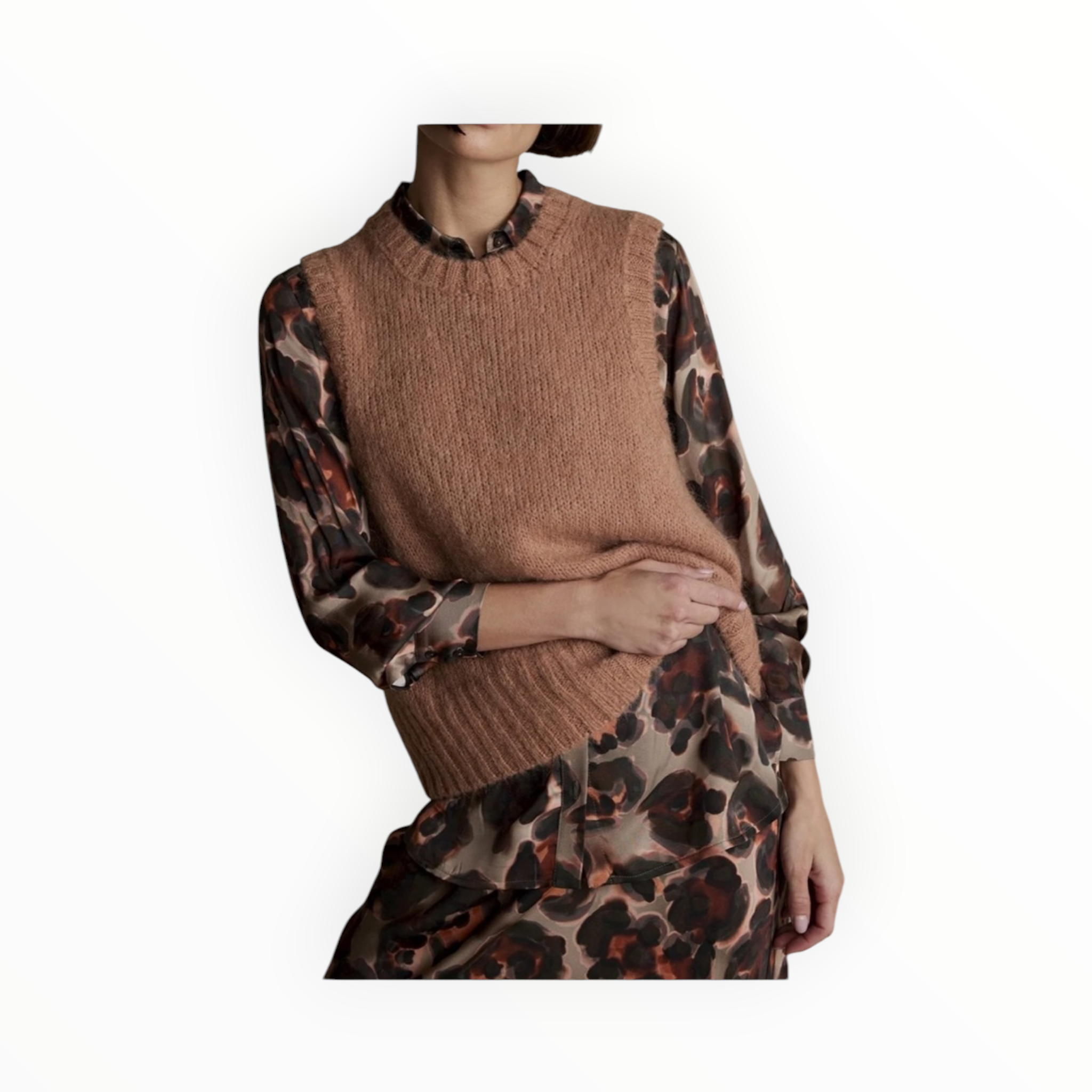 Summum Spencer Mohair Blend Knit - Old Peach
