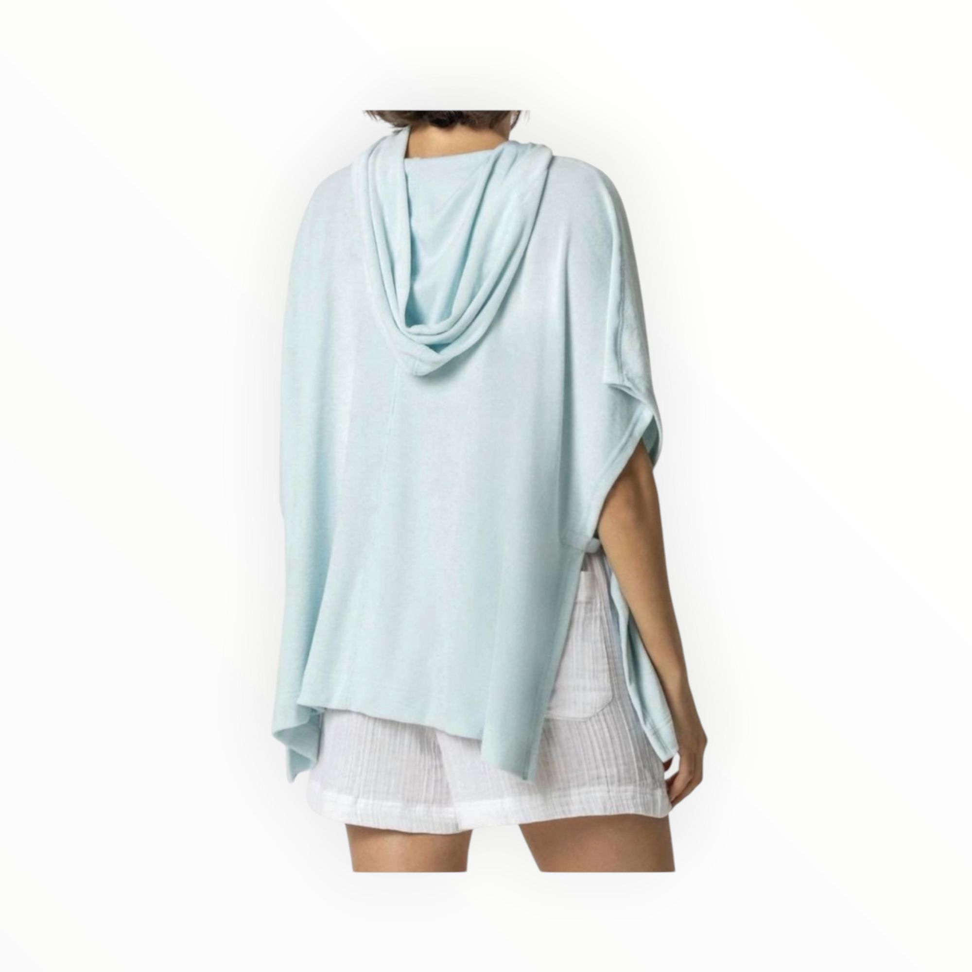 Lilla P Hooded Poncho - Spa