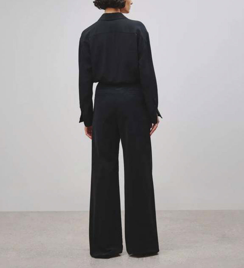 Nili Lotan Flavie Pant - Jet Black