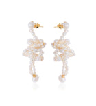 Pearl Octopuss.y White Lotus Pearl Earrings