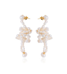 Pearl Octopuss.y White Lotus Pearl Earrings