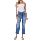 Pistola Cassie High Rise Straight Crop - Honor Distressed