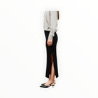 27 Miles Malibu Betsi Ribbed Pencil Skirt - Black
