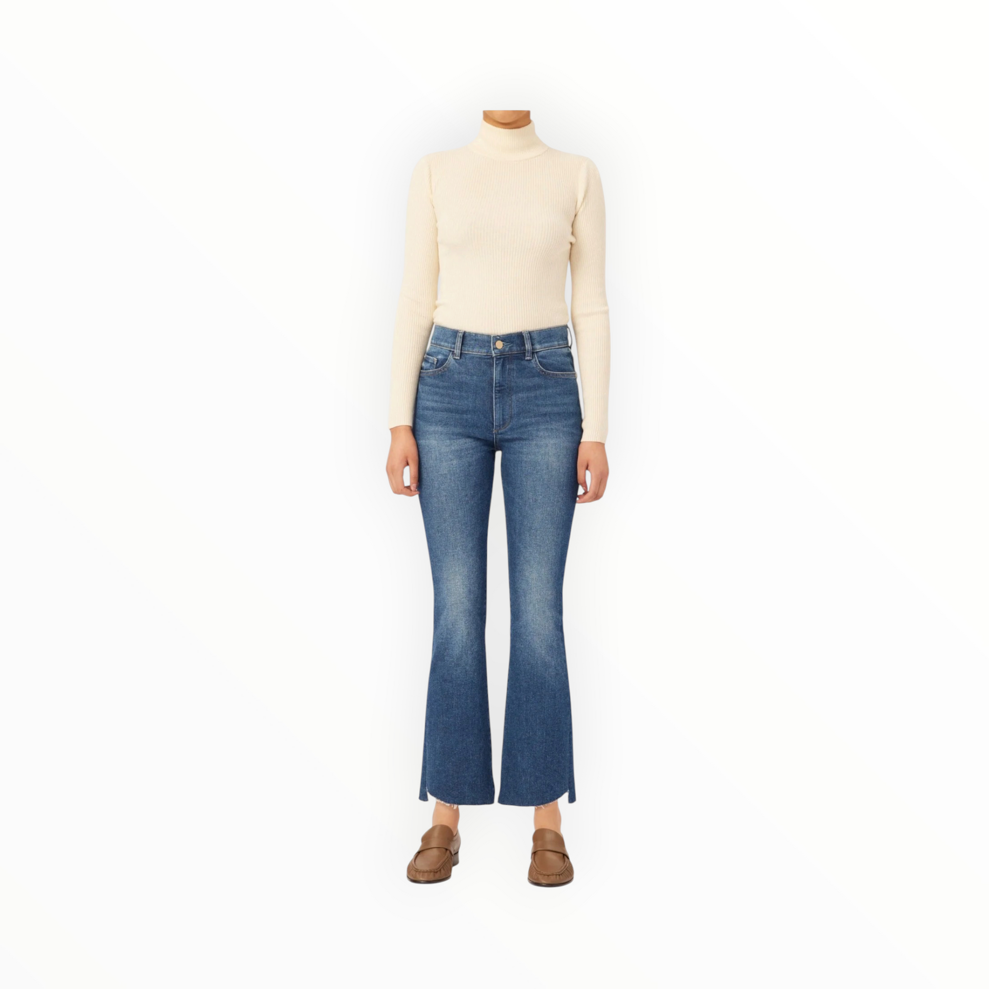 Bridget Boot High Rise Instasculpt™ Crop Jeans - Lighthouse
