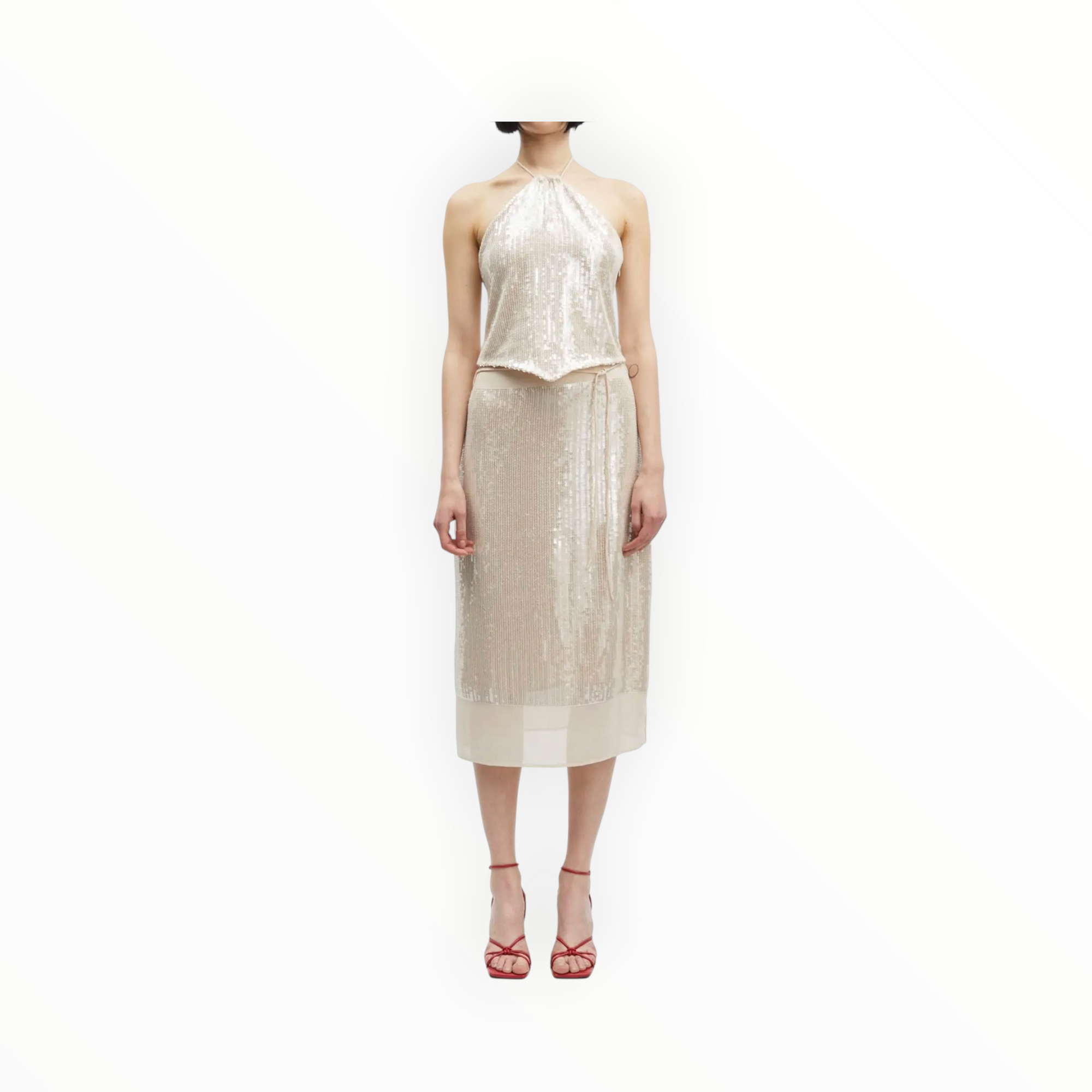 Samsøe Samsøe Salike Skirt - Clear Cream