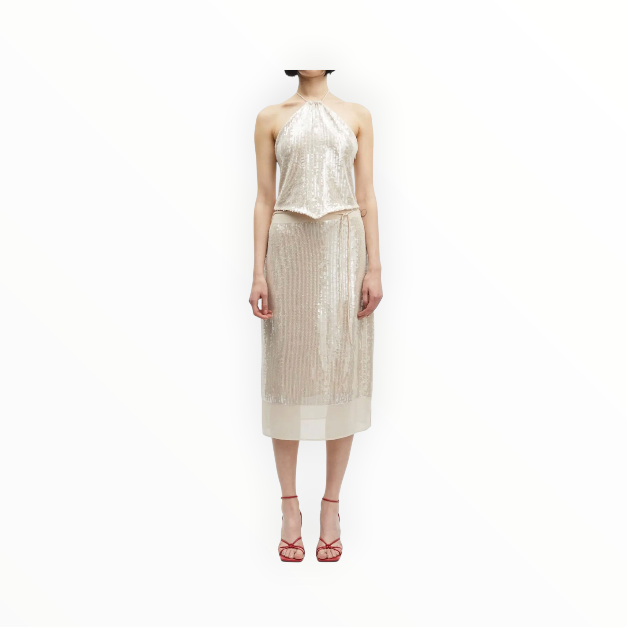 Samsøe Samsøe Salike Skirt - Clear Cream