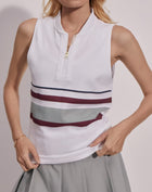 Varley Maya Performance Tank - White