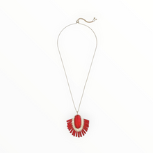 Kendra Scott Betsy Raffia Long Pendant Necklace - Red