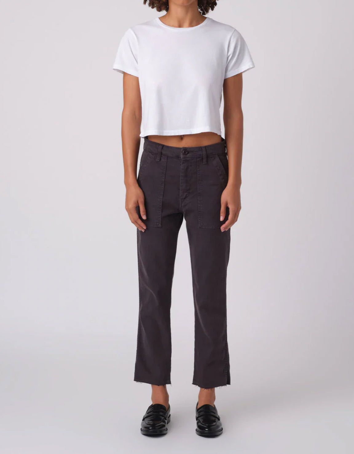 AMO Easy Army Trouser - Washed Black