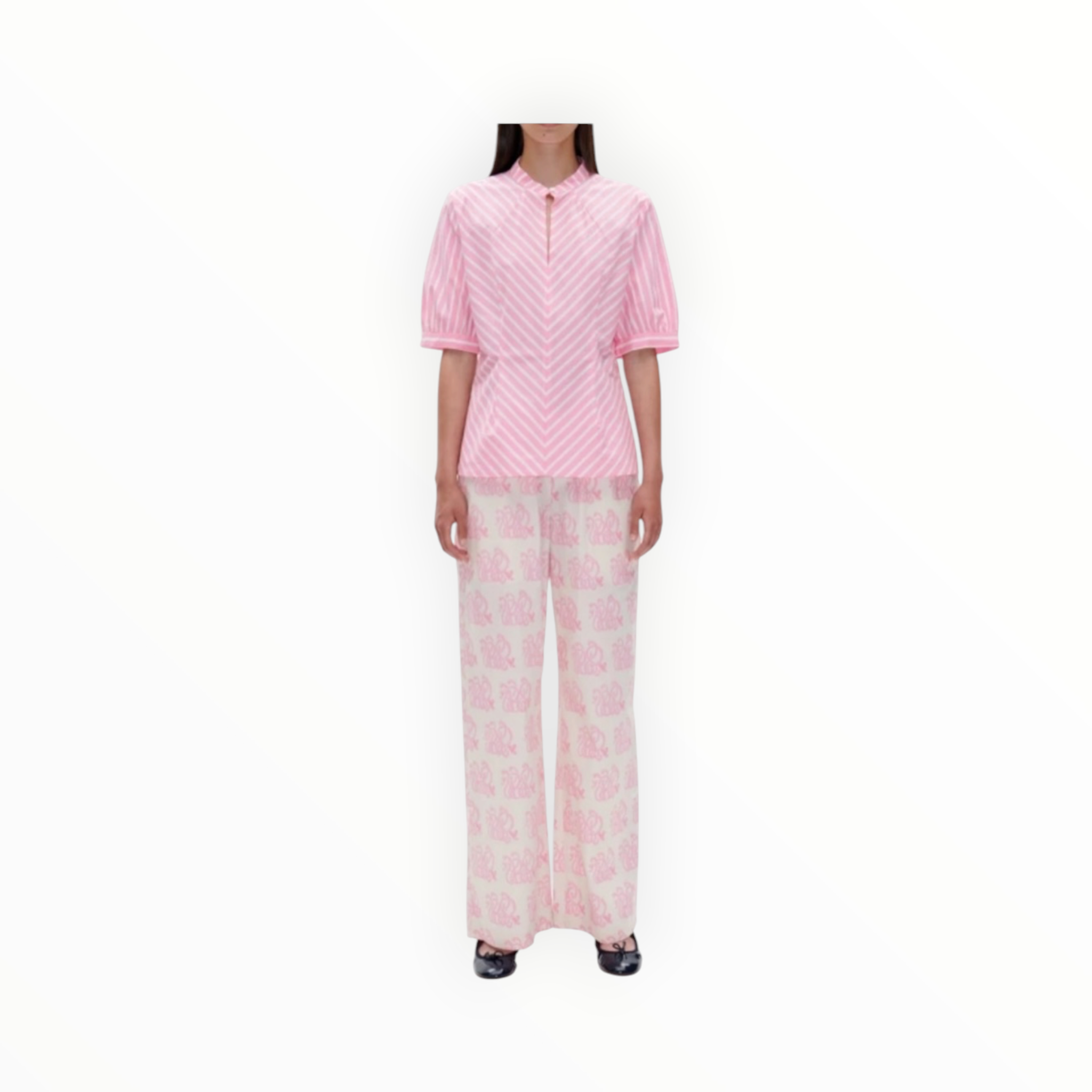 Baum und Pferdgarten Magna Top - Pink Stripe