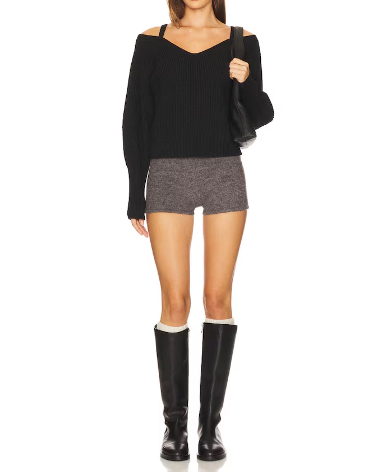 LNA Brielle Sweater - Black