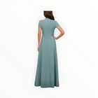 Kay Unger Fatima Gown - Cyan Blue