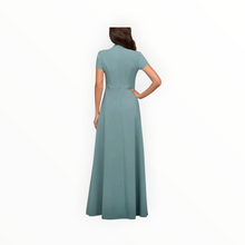 Kay Unger Fatima Gown - Cyan Blue