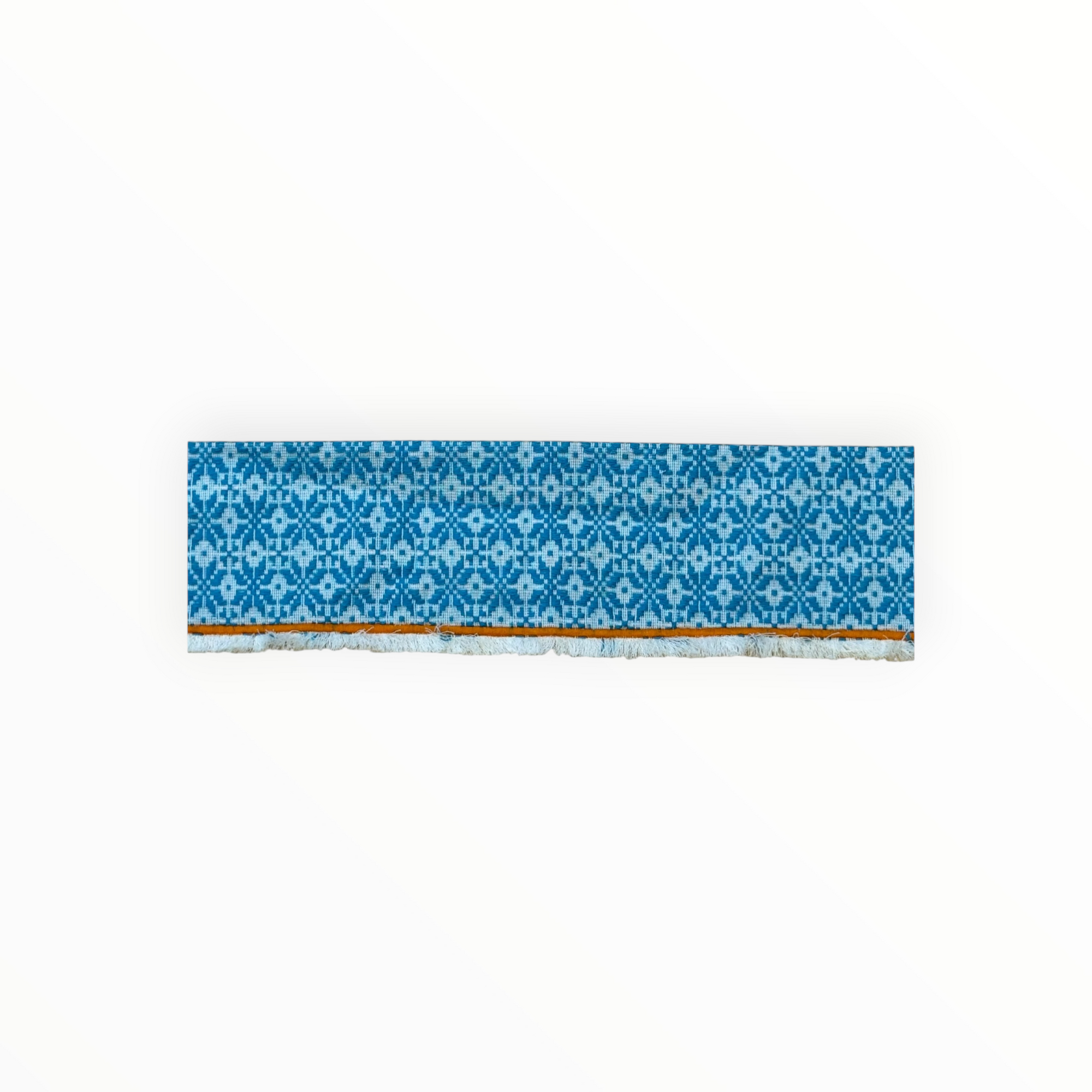 Ninaleuca Woven Tie Belt - Blue/White/Brown