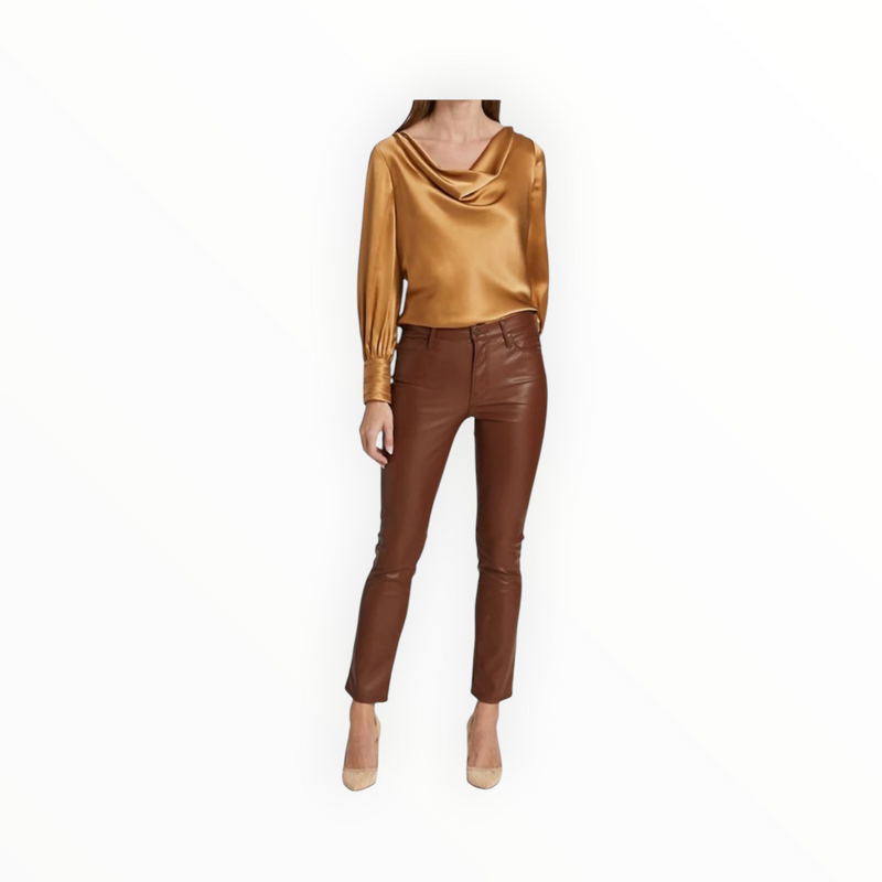 MOTHER The Mid Rise Dazzler Ankle - Friar Brown