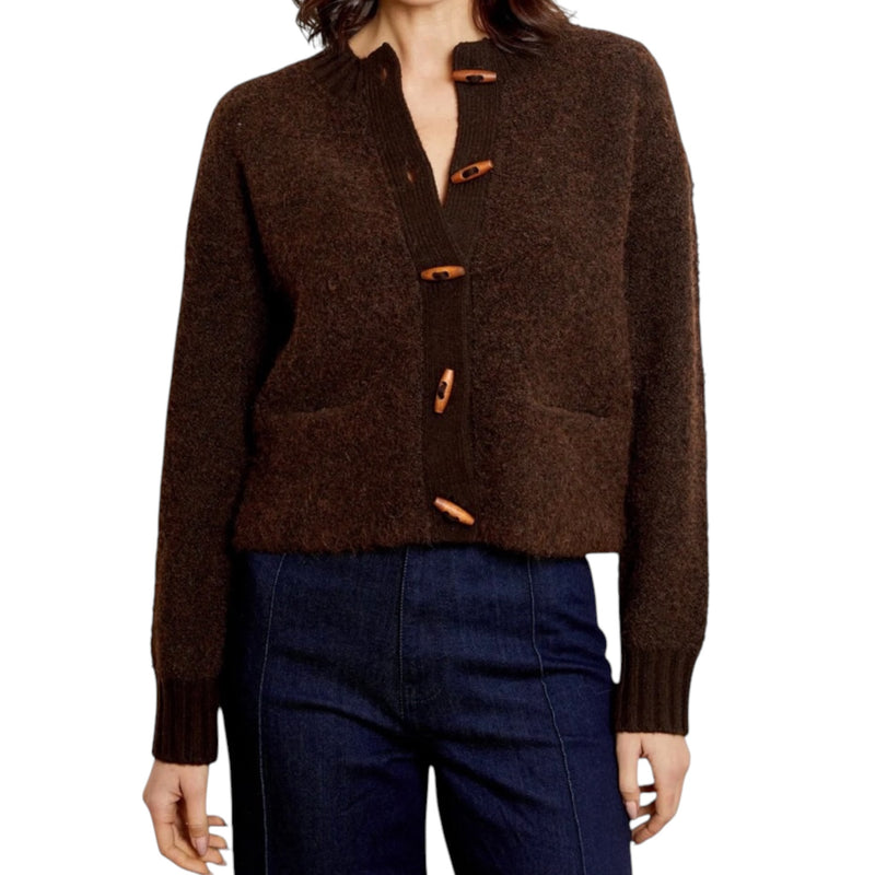 dh New York Antonia Cardigan - Chocolate