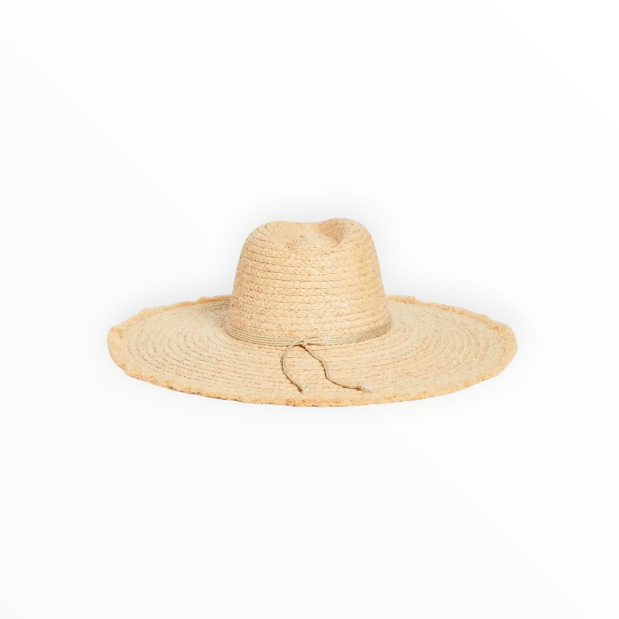Hat Attack Coverup Sunhat - Natural/Metallic Gold
