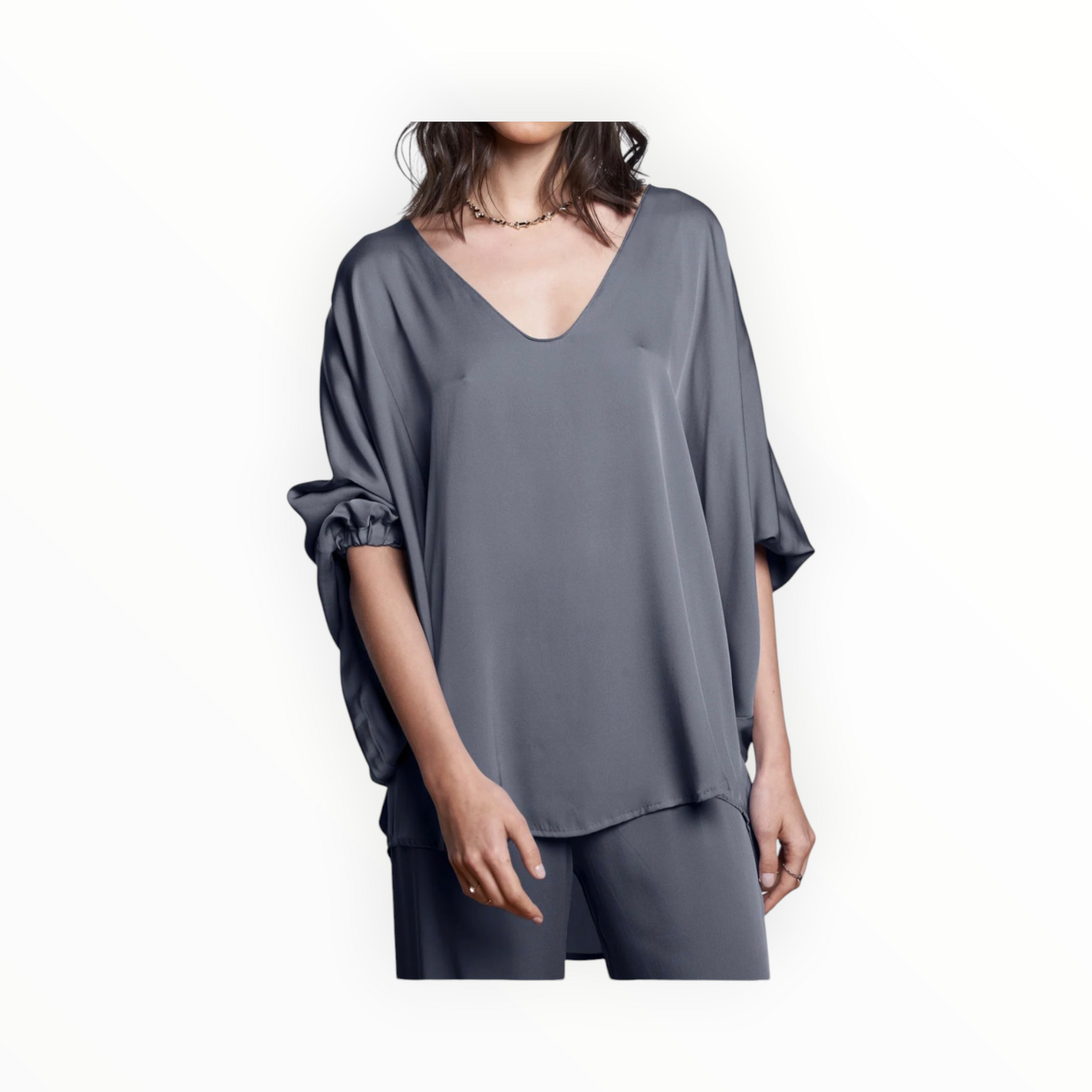 Nouvelle Silk95five Austin Top - Fonce