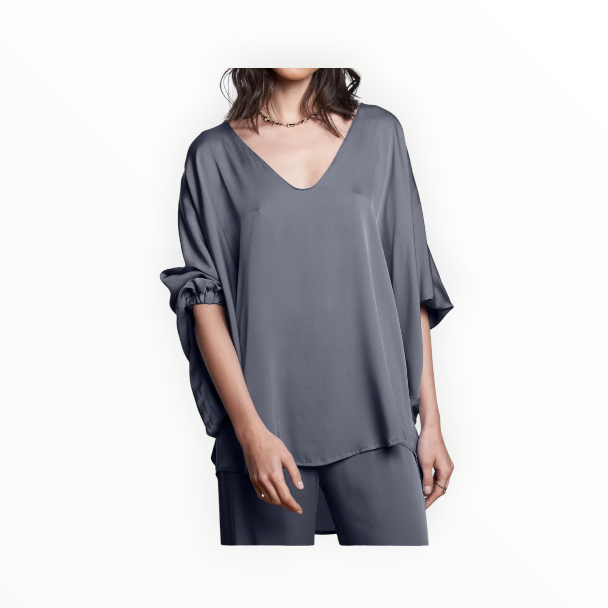 Nouvelle Silk95five Austin Top - Fonce