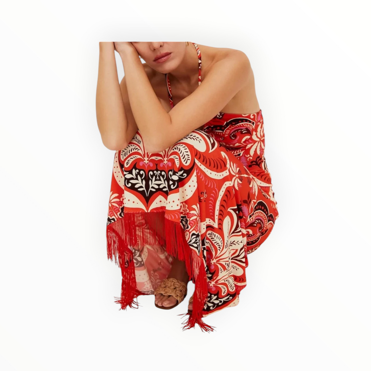 Cara Cara Shelter Island Dress - Pam Pavilion Coral
