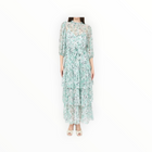 Christy Lynn Sara Dress - Teal Vintage Floral