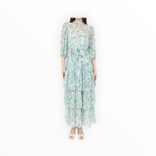 Christy Lynn Sara Dress - Teal Vintage Floral