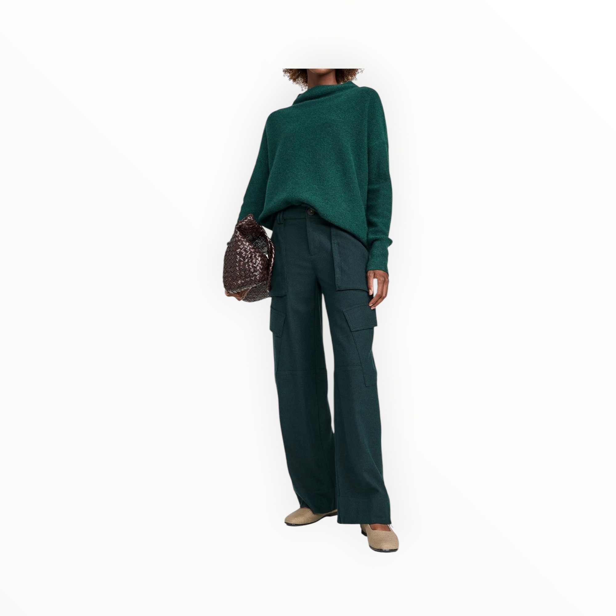 Vince Vince Flannel Raver Pants -  Sea Onyx