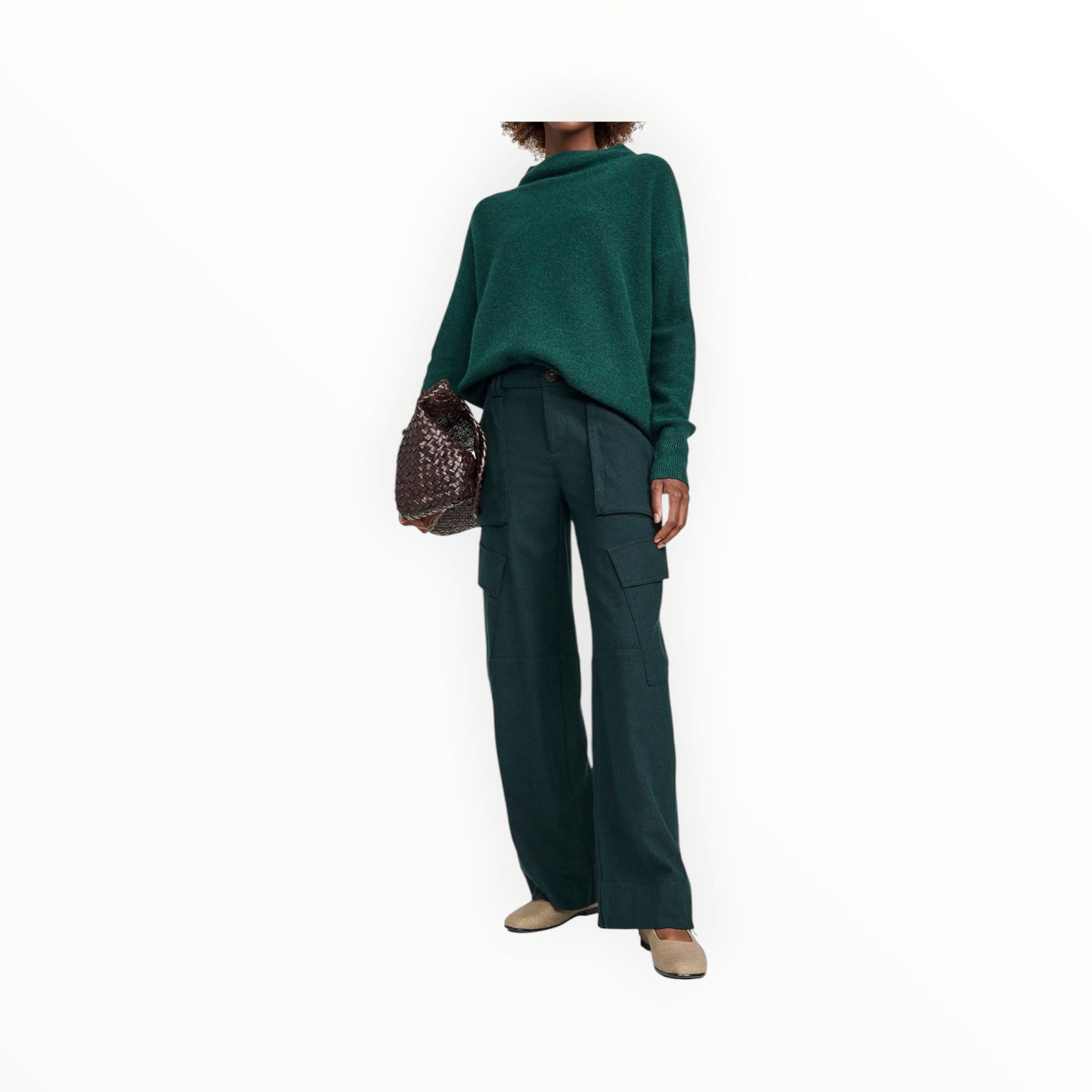 Vince Vince Flannel Raver Pants -  Sea Onyx