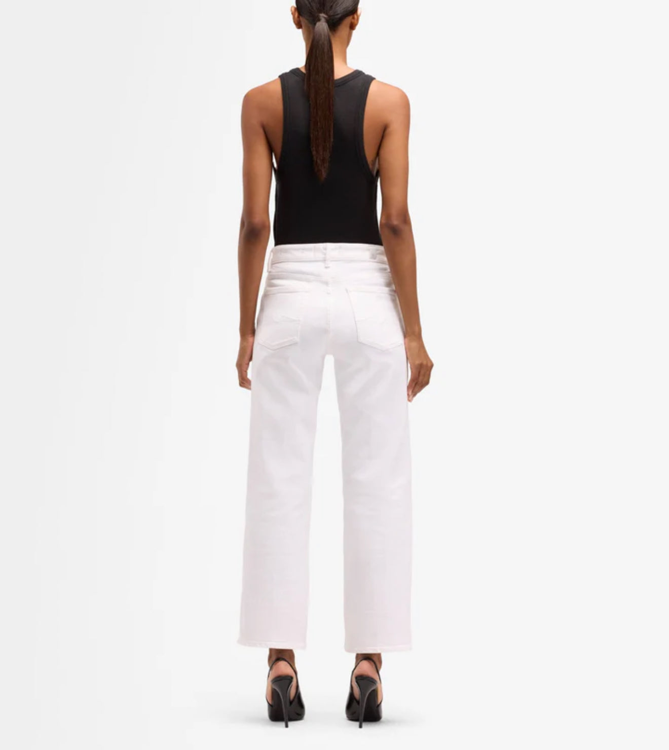 7 For All Mankind Luxe Vintage Calie Straight Ankle - Soleil