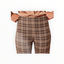 Tara Jarmon Penina Wool Pants - Anthracite Plaid