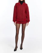 Amanda Uprichard Vero Bomber Jacket - Durham Tweed