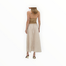 LNA Hart Halter Dress - Sandbar Stripe