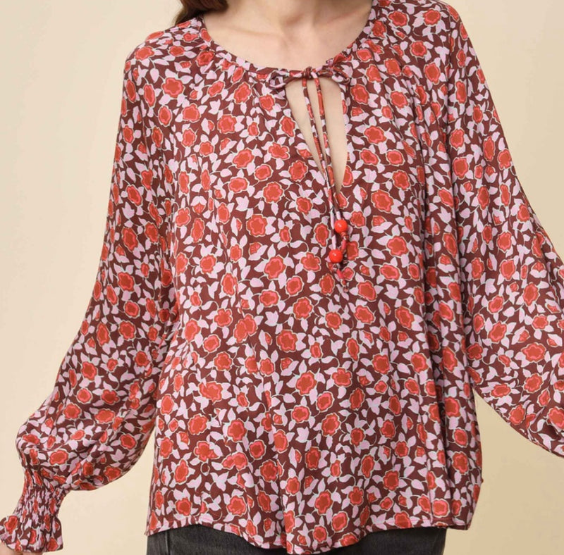 Omika Riviera Blouse - Felice Plum