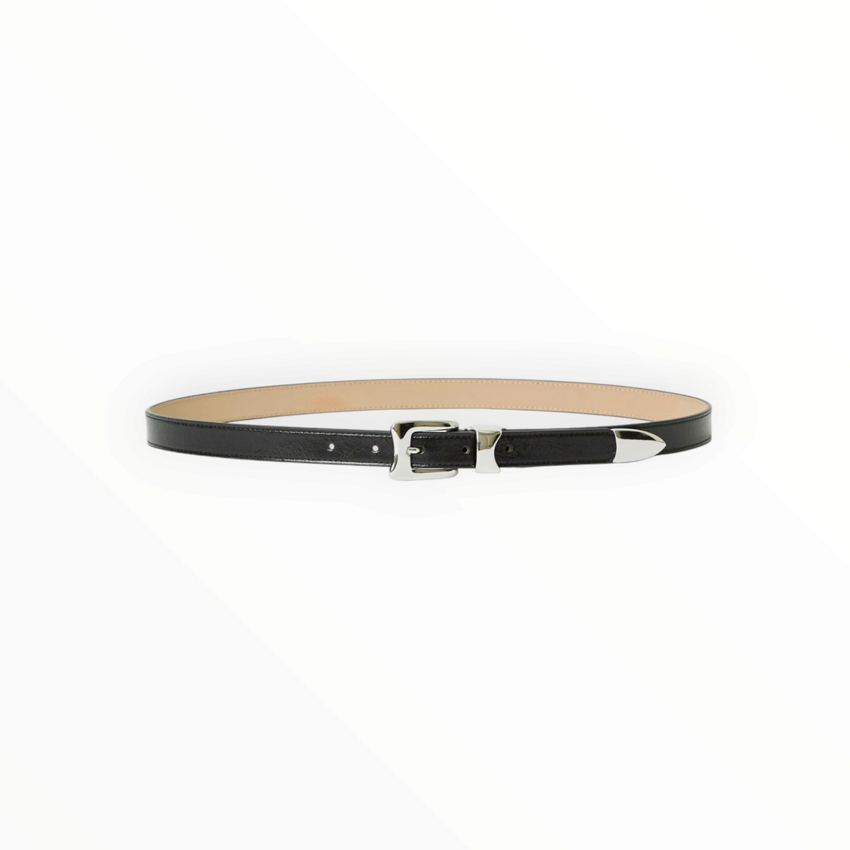 B-Low The Belt Aiden Rugous Belt - Black/White