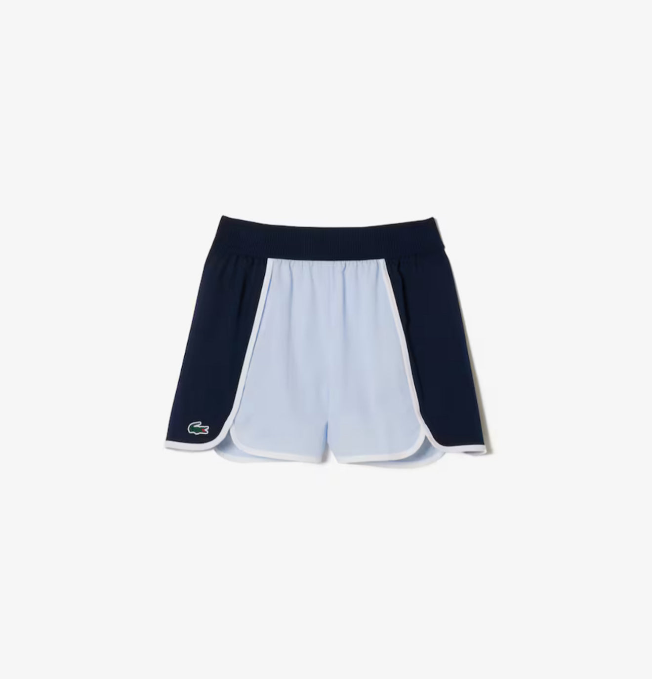 Lacoste Stretch Sport Shorts - Light Blue/Navy