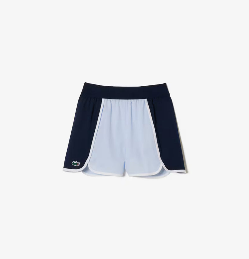 Lacoste Stretch Sport Shorts - Light Blue/Navy
