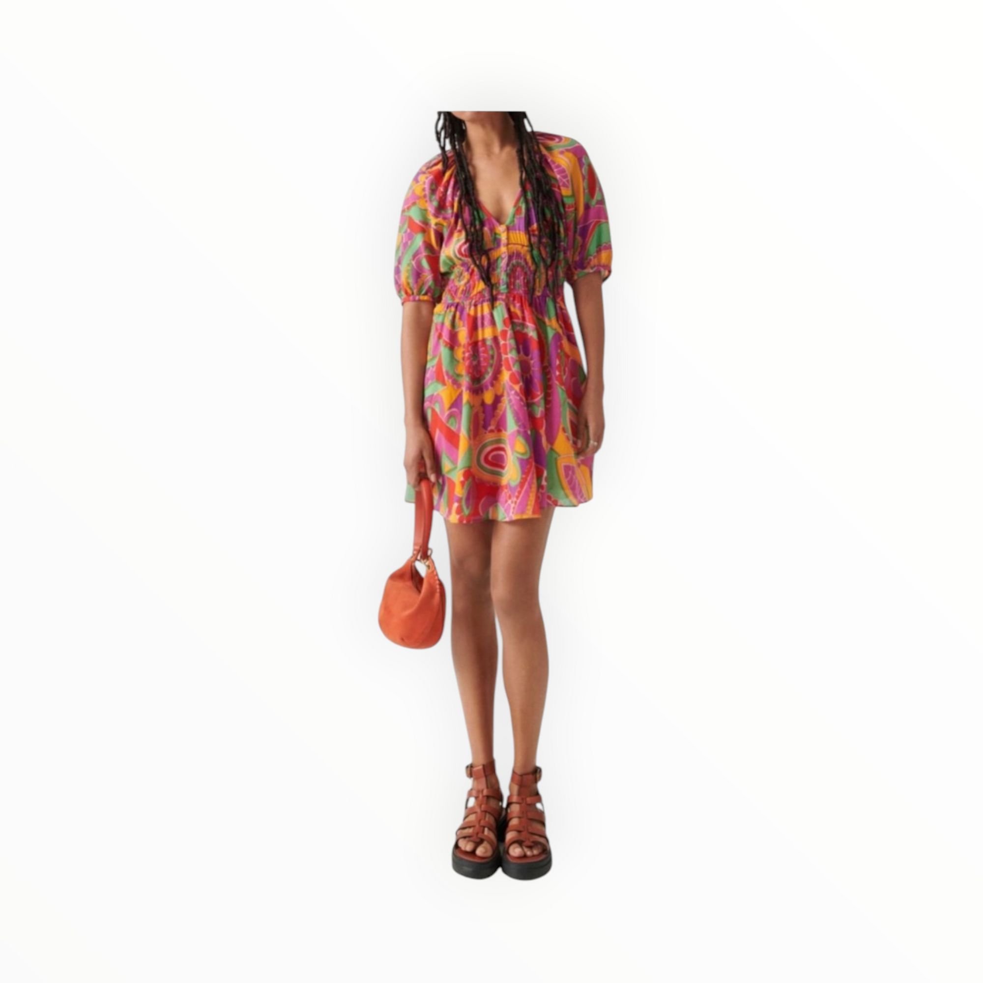 ba&sh Dova Dress - Fuschia