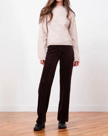 Avenue Montaigne Flavia Corduroy Pant - Brown