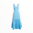Du Paradis Rio Tiered Sleeveless Dress - Horizon Blue
