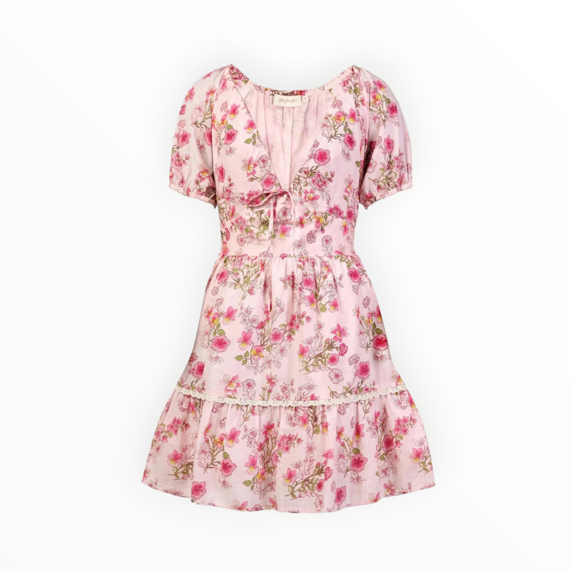 Banjanan Artemis Mini Dress - Burdock Peony
