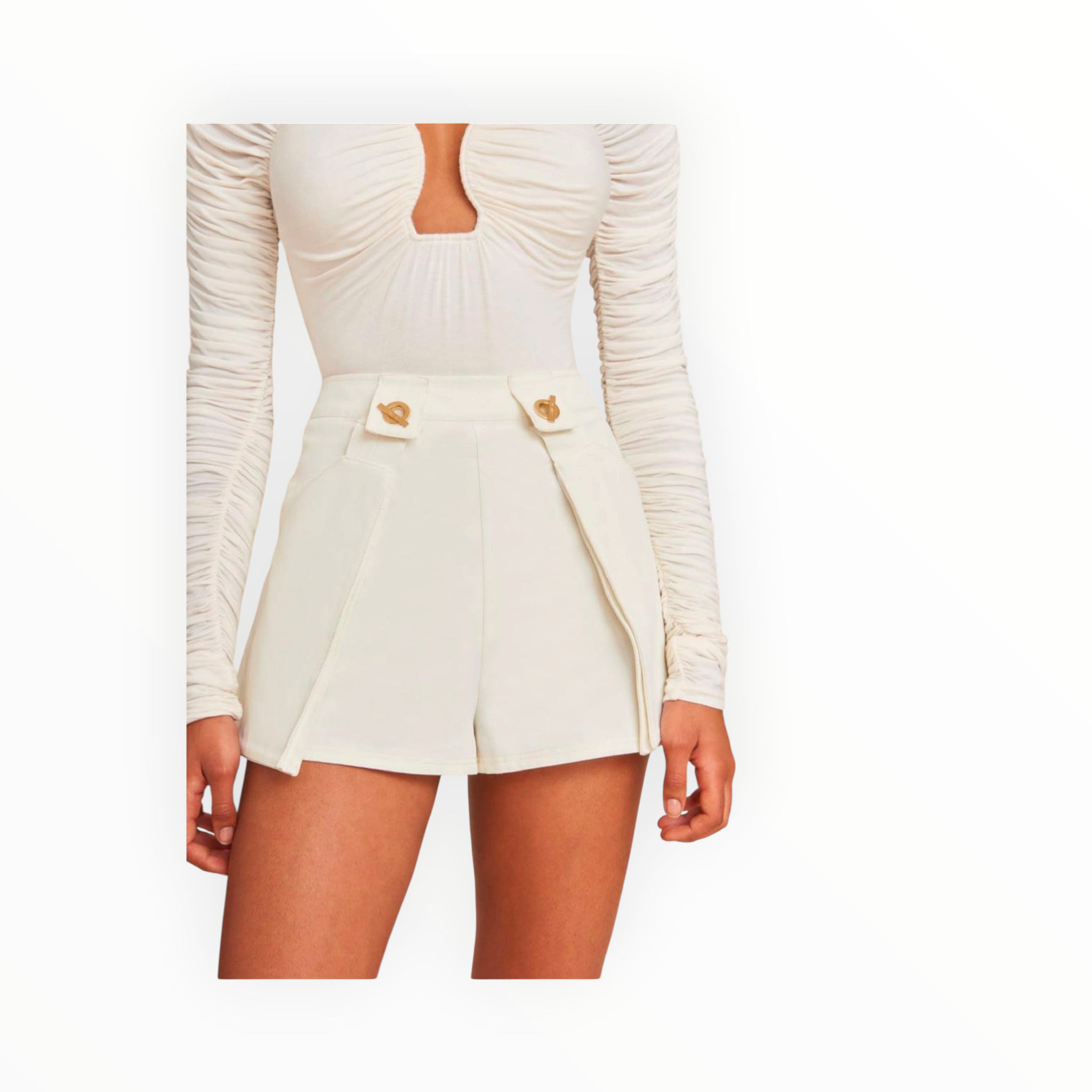 Cult Gaia Adalee Short - Off White