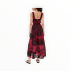 Natalie Martin Jasmine Maxi Dress With Sash - Ament Snake Oxblood