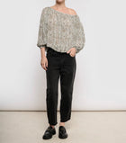 IRO Tannic Blouse - Camel/White