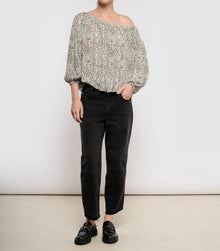 IRO Tannic Blouse - Camel/White