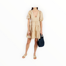 Bird & Knoll Gigi Mini Dress - Wheat