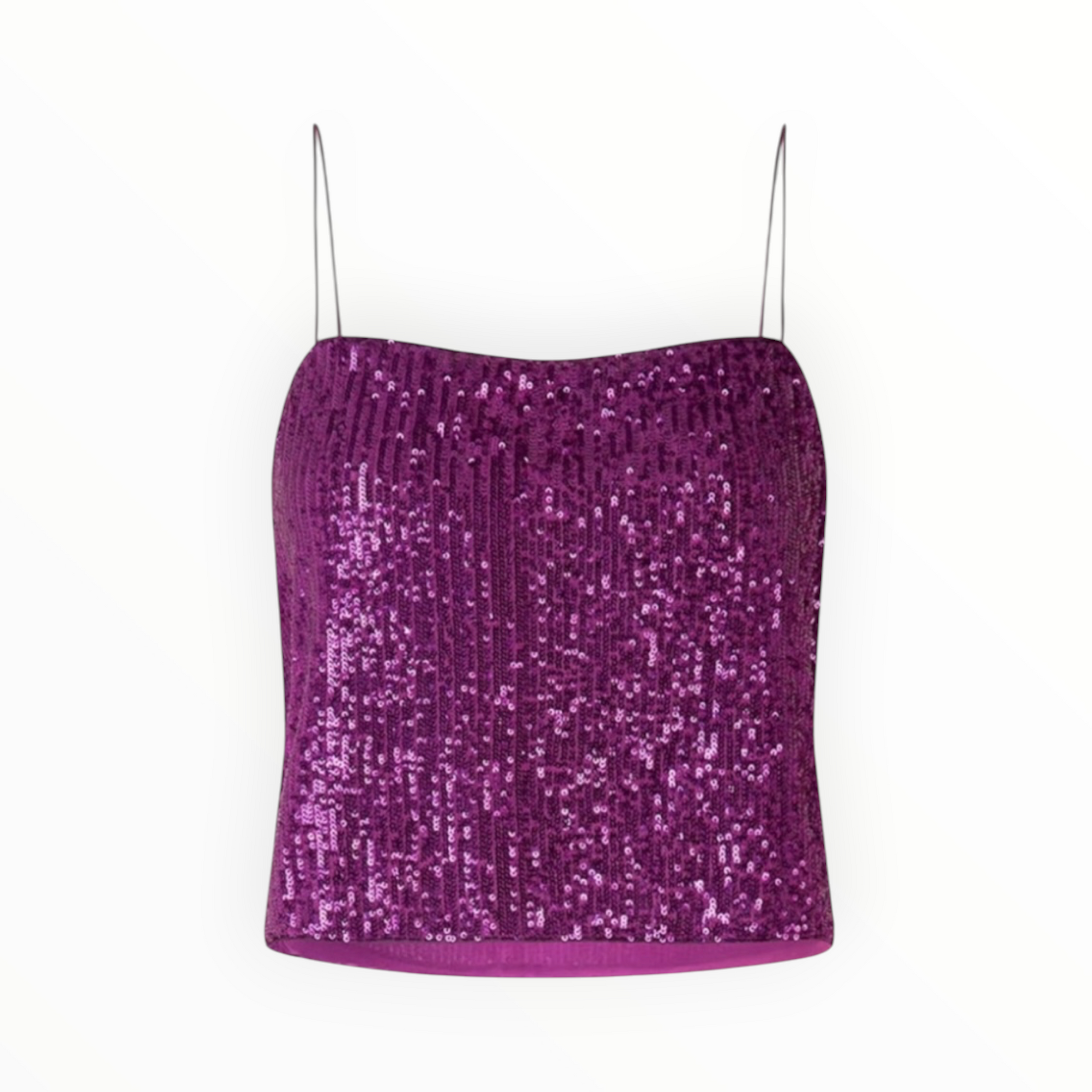 Baum und Pferdgarten Cropped Sequined Camisole - Violet