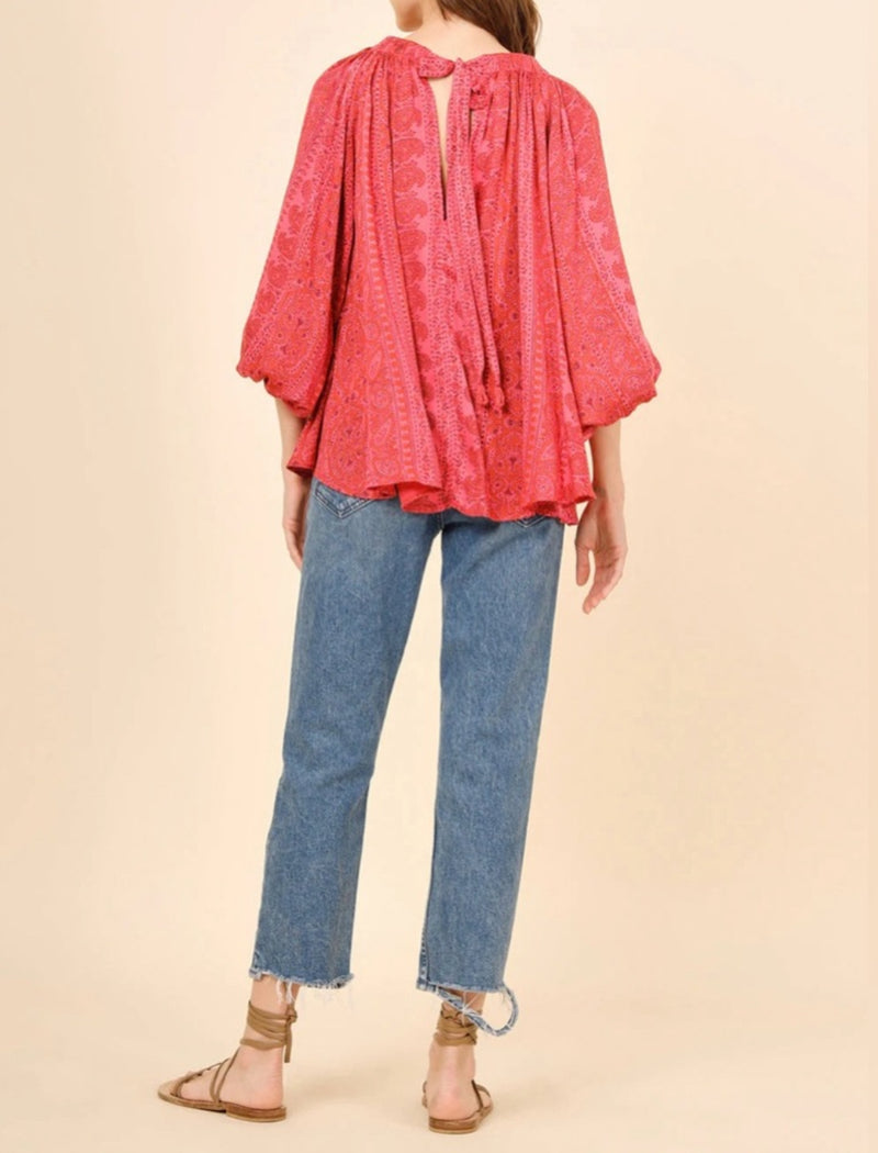 Omika Fitzgerald Blouse - Salania Tart