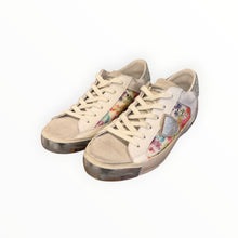 Philippe Model PRSX Low - Flower Paillettes - Blanc Argent
